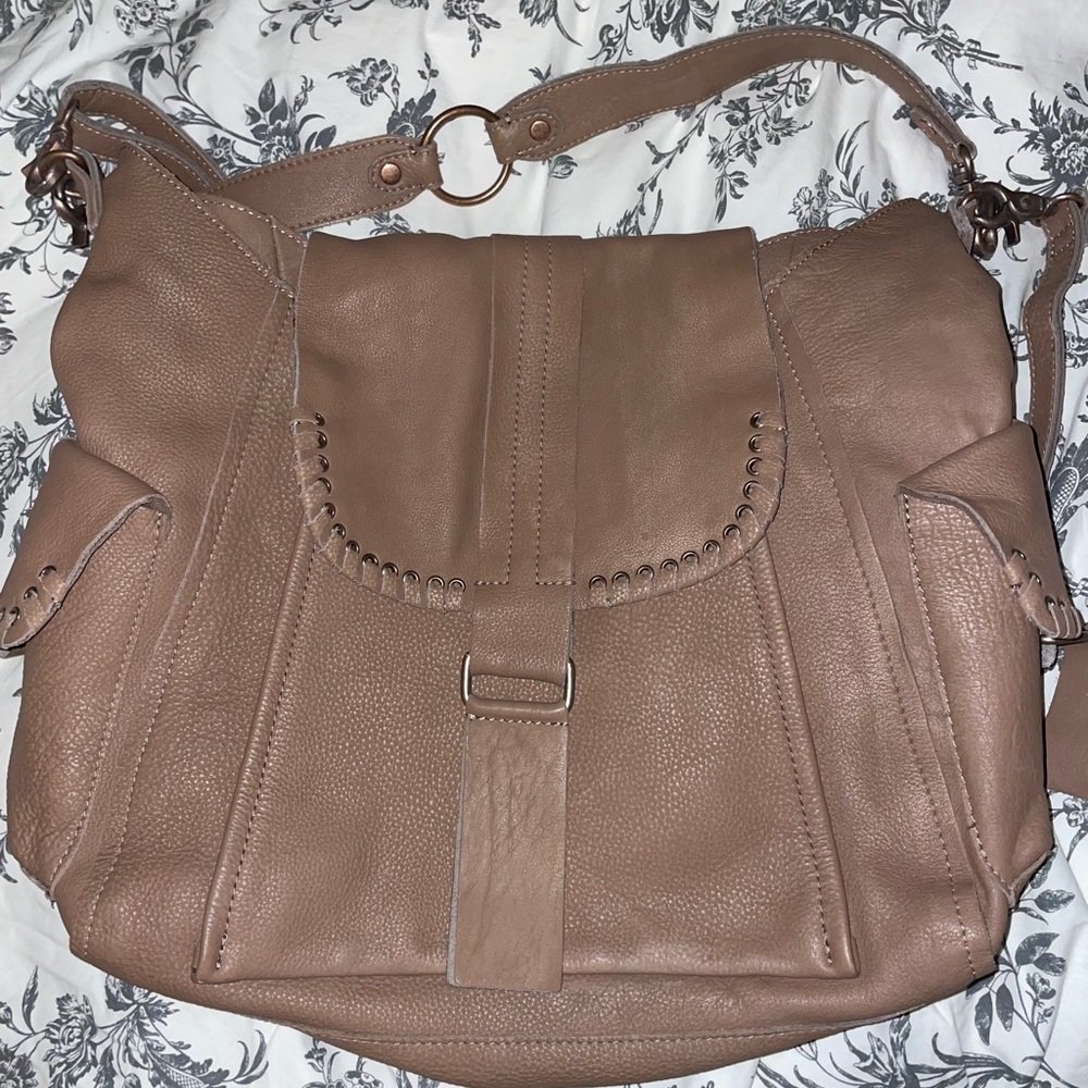 Free People Leigh Leather Shoulder Bag